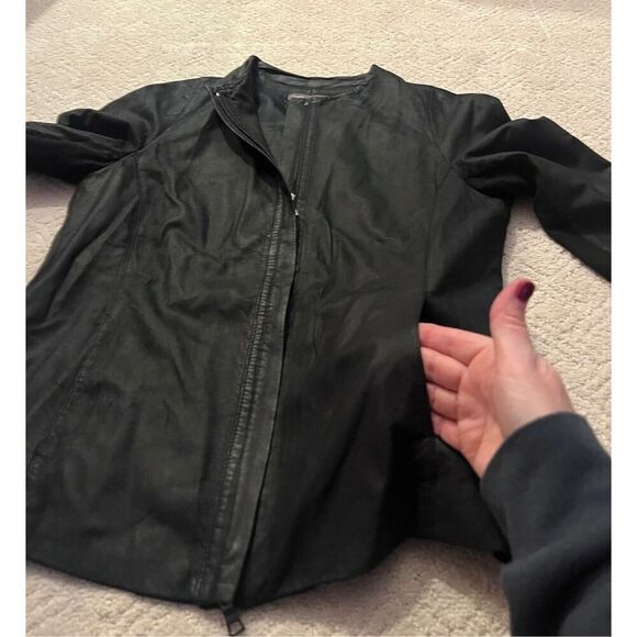 Vince ‘Paper’ Leather Jacket - Picture 9 of 14